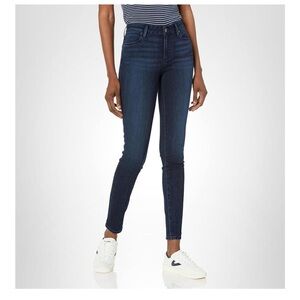 PAIGE Women's Dark Blue Verdugo Ultra Skinny Jeans